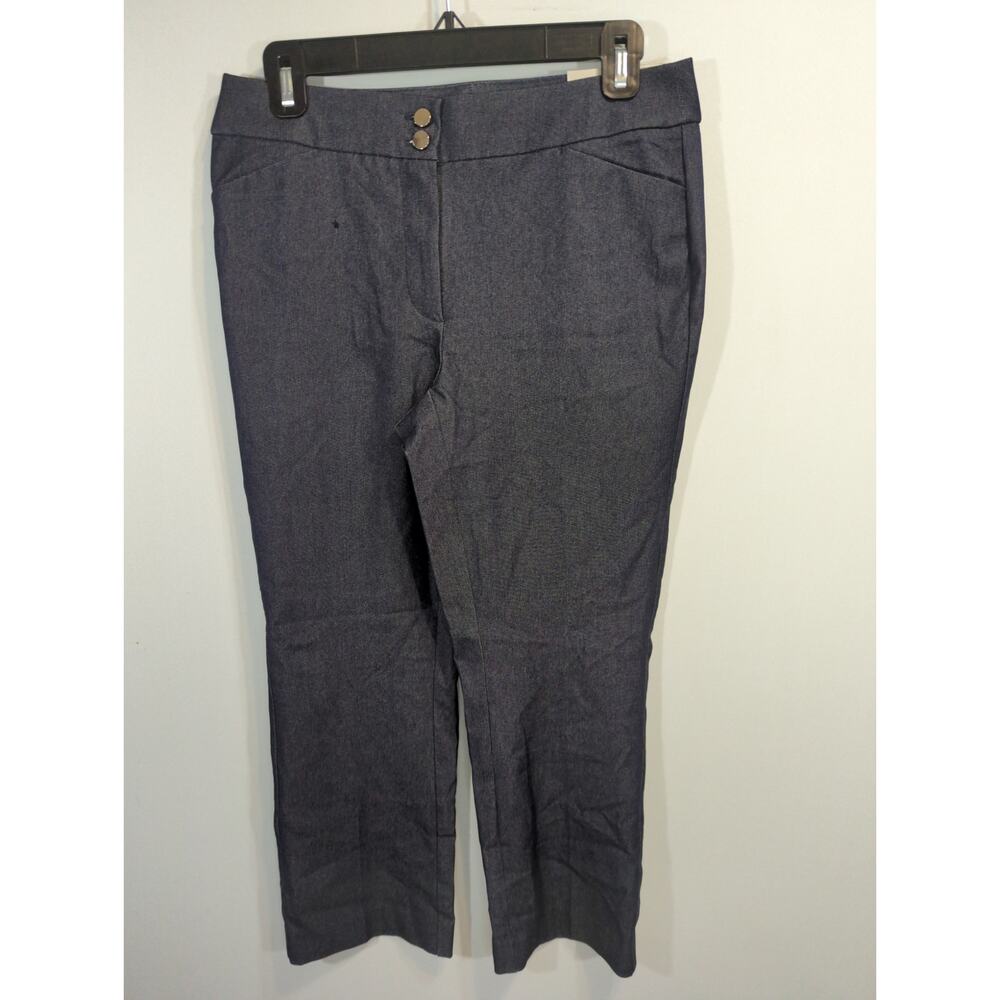 Chico's Black Secret Stretch Slim‎ Leg Pants Womens Size 2 Business Casual NWT
